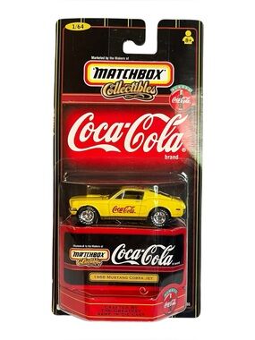 Matchbox Collectibles Coca-Cola 1968 Mustang Cobra Jet 1:64 DieCast Car NIB #S-9